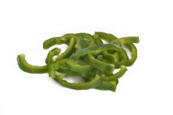 Peperoni – grün Streifen
